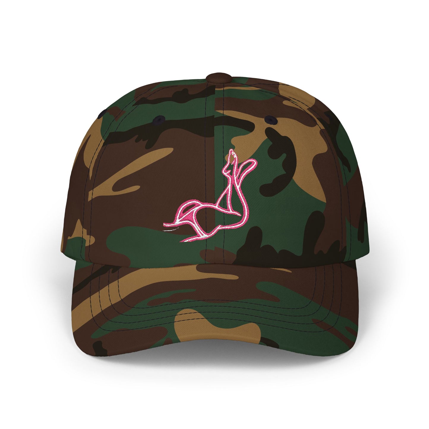 Pink body Embroidery hat