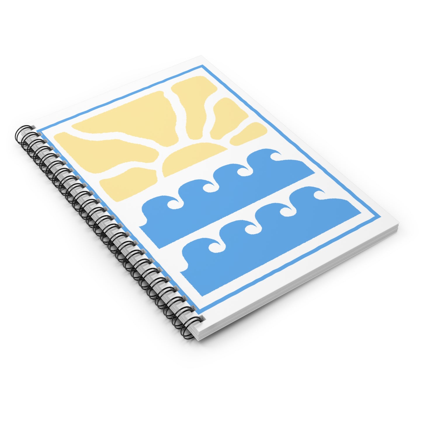 Sunrise Waves Spiral Notebook
