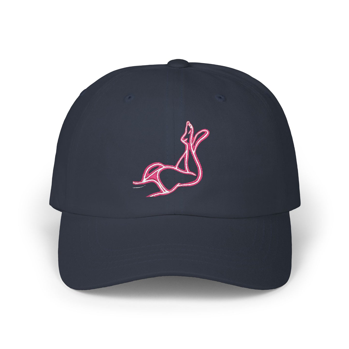 Pink body Embroidery hat