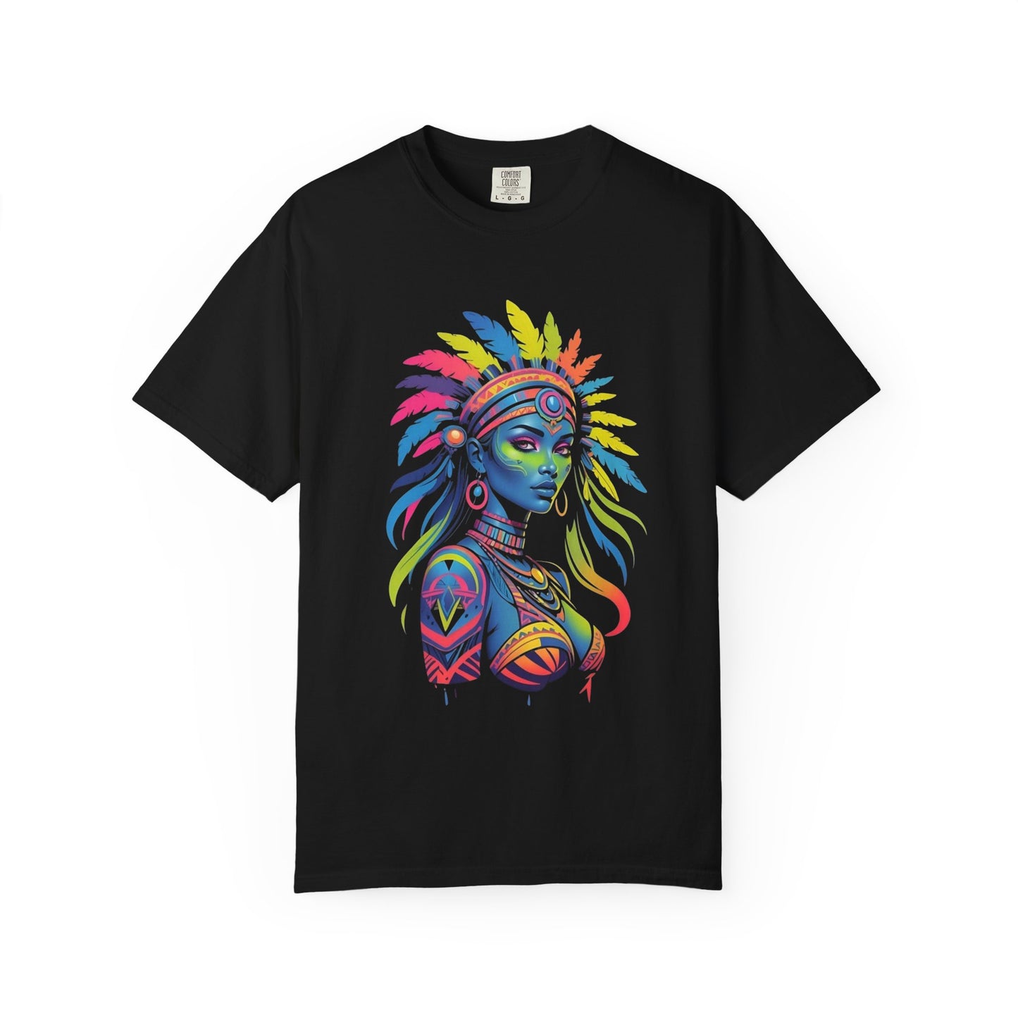 Vibrant Goddess Graphic T-Shirt