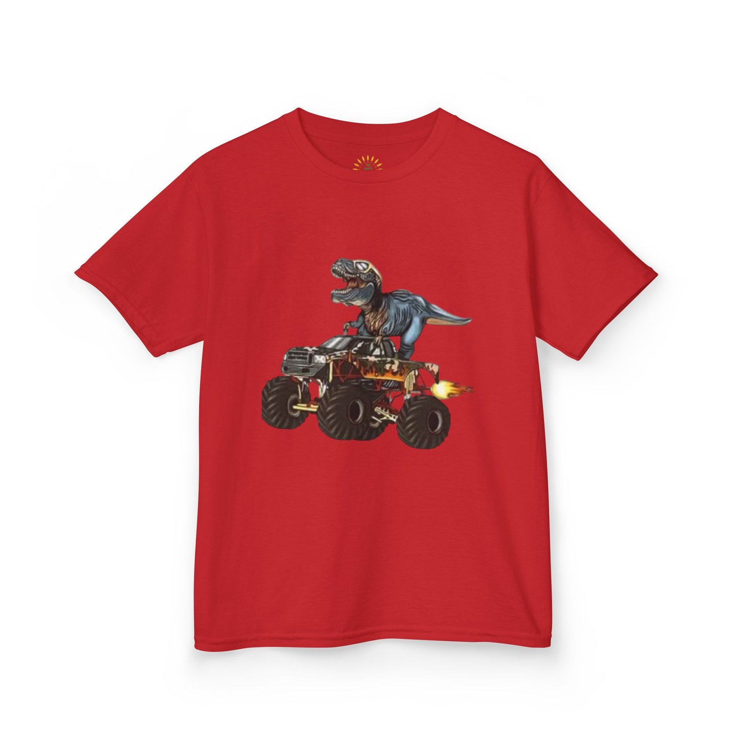 Dinosaur Monster Truck Kids Tee
