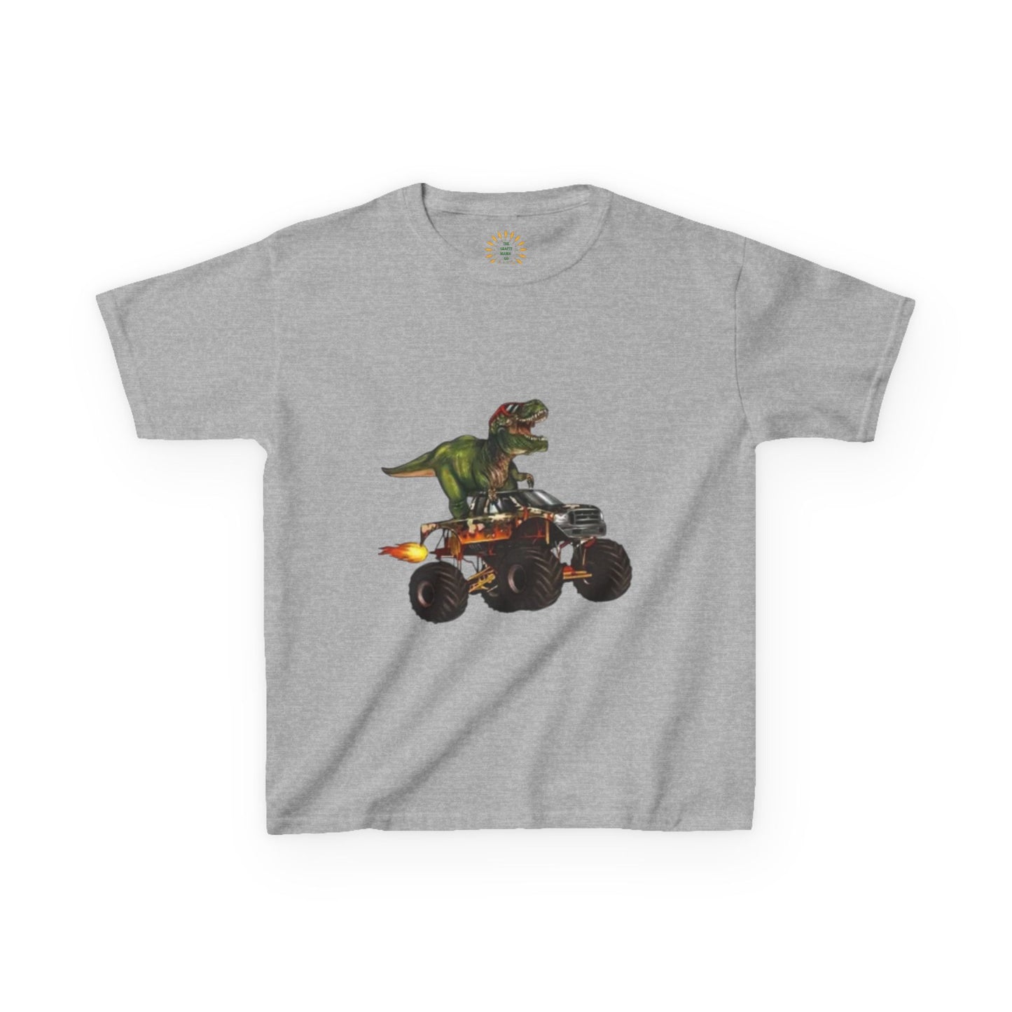 Dinosaur Monster Truck Kids Tee