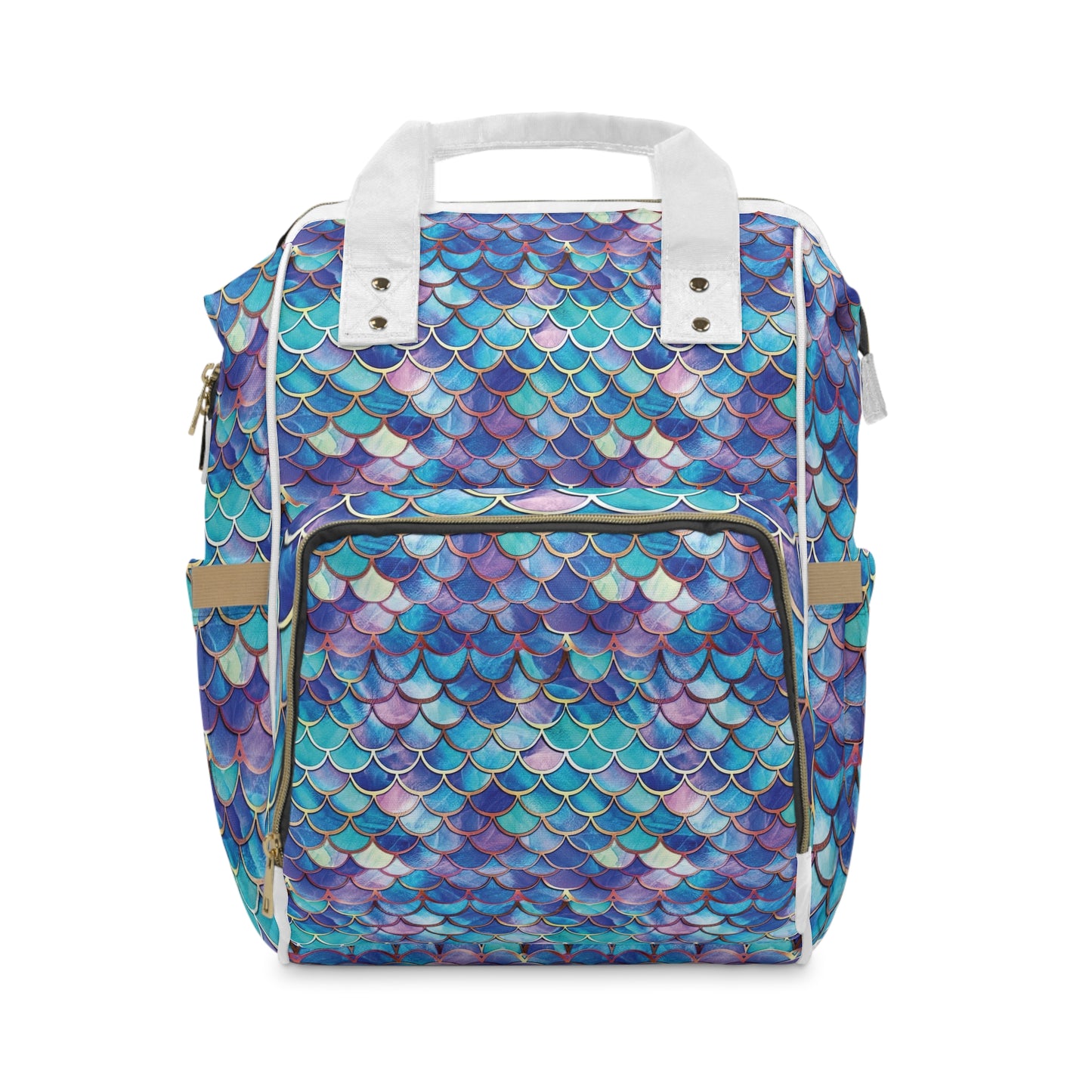 Mermaid Scales Multifunctional Diaper Backpack