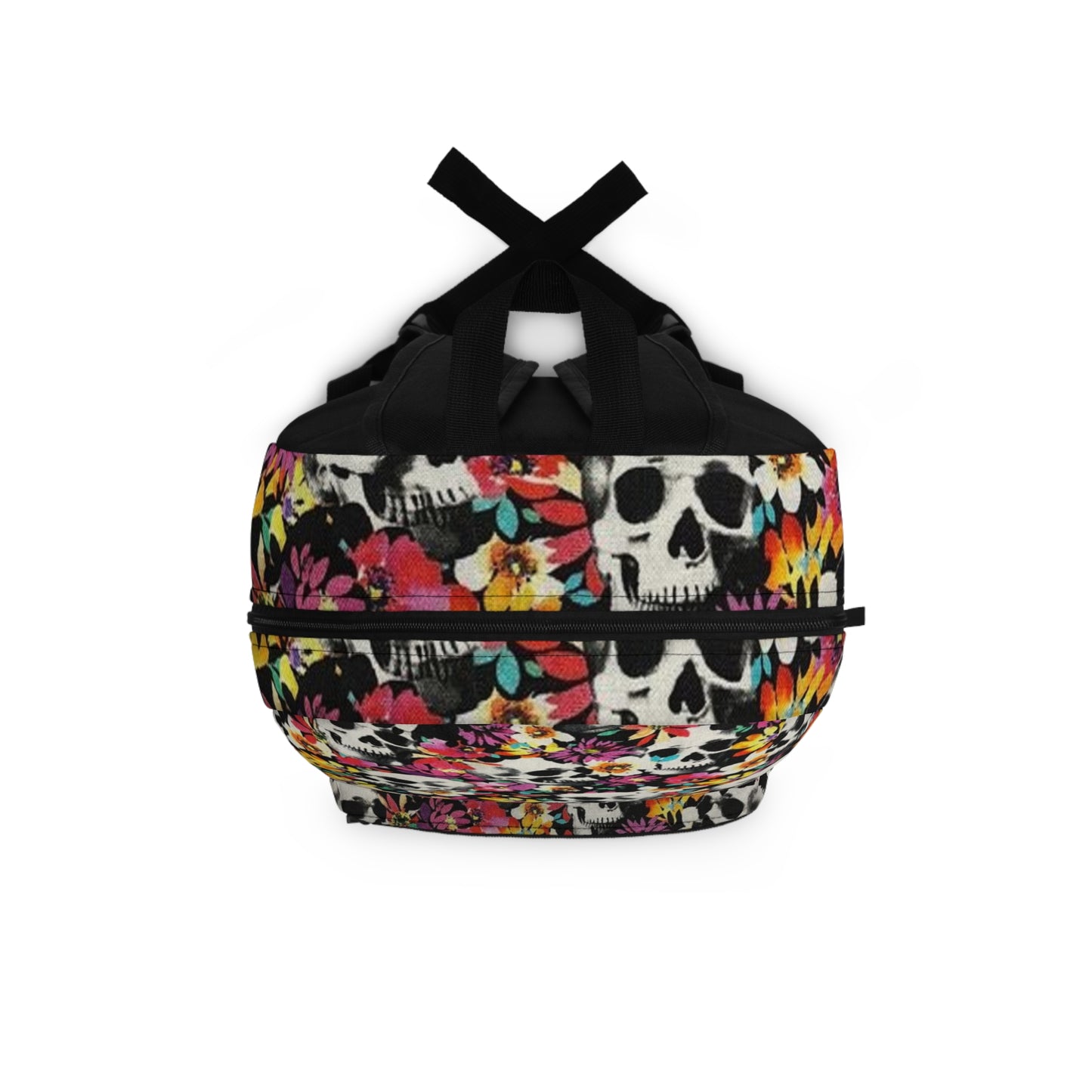Bohemian Floral Skull Backpack