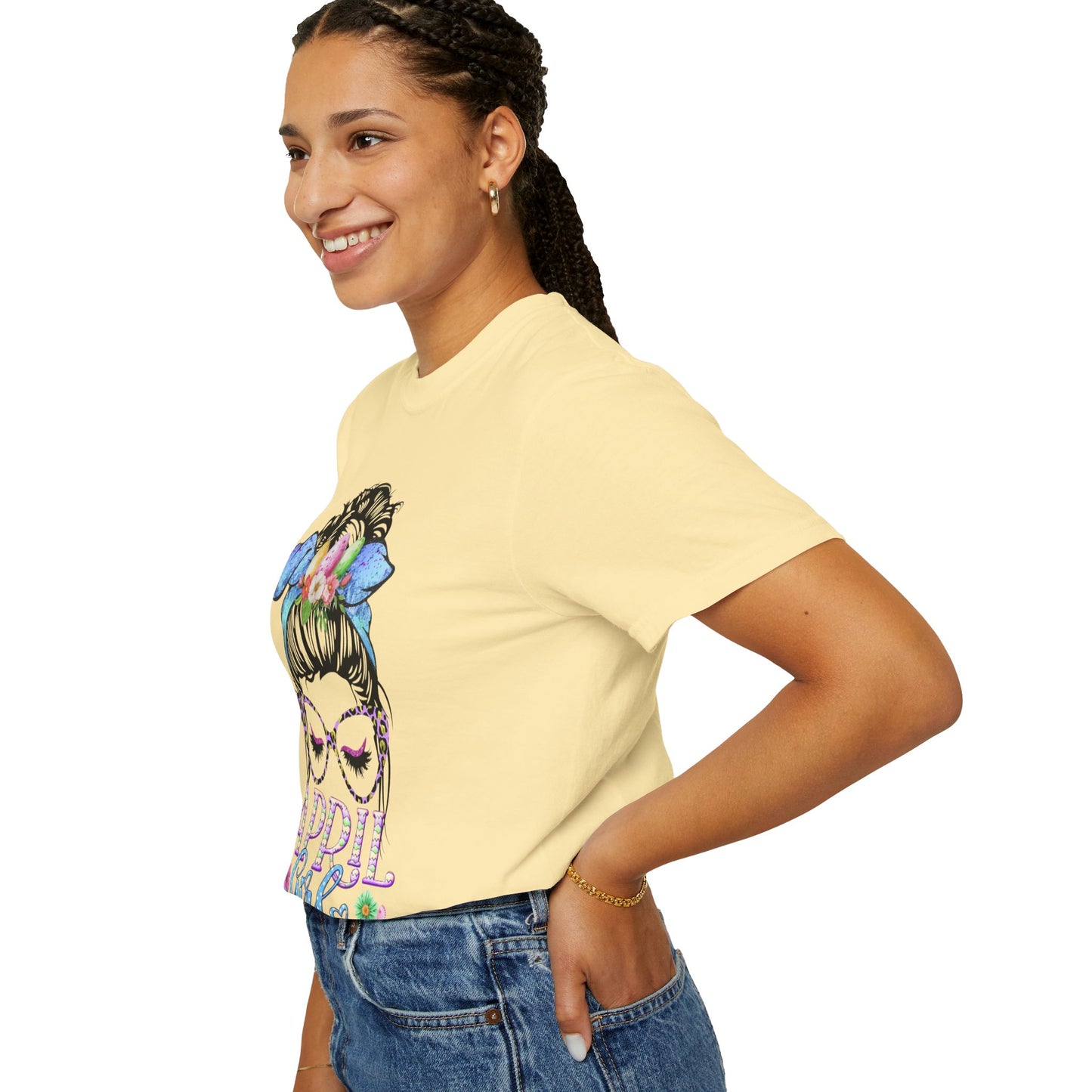 Floral April Girls T-Shirt