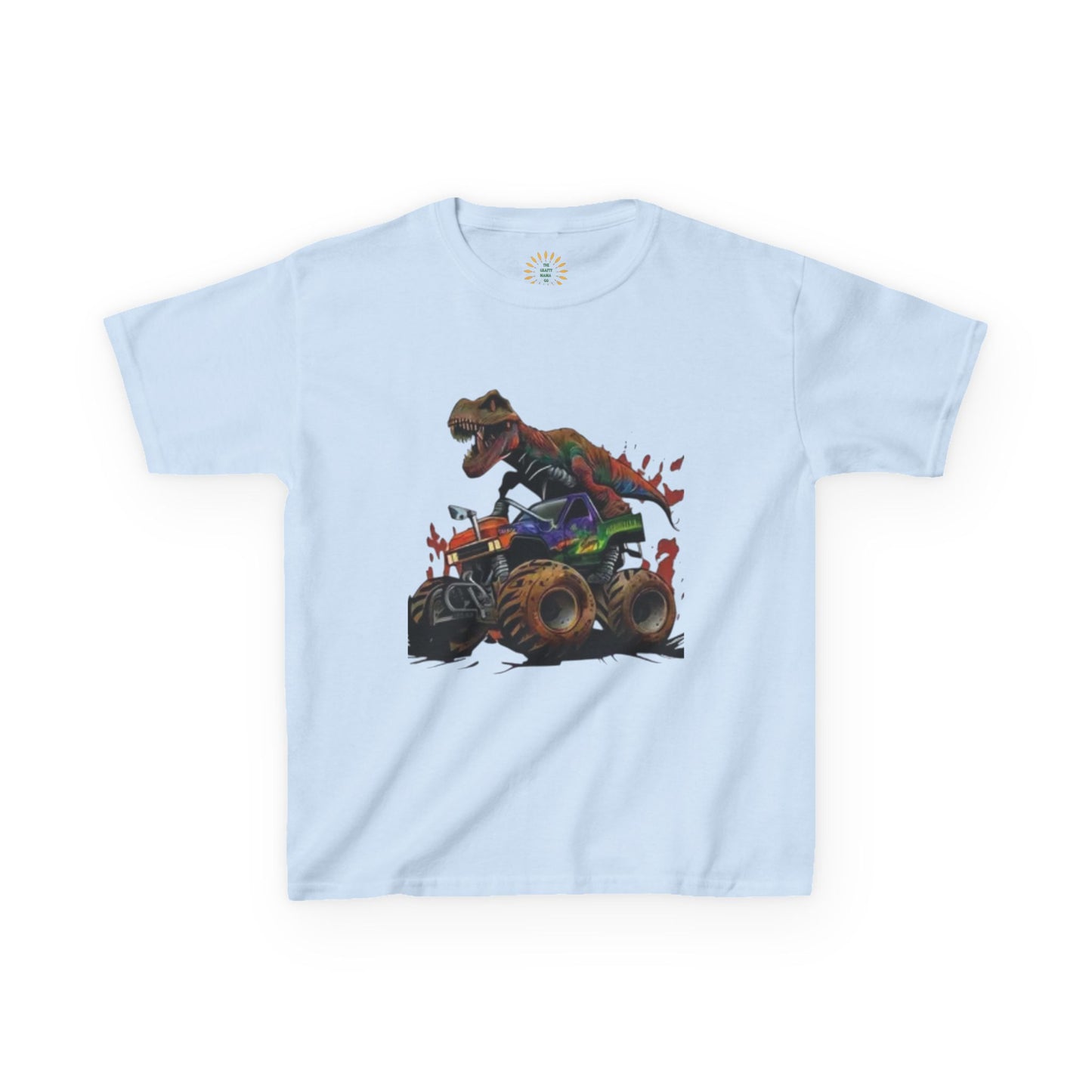 Dinosaur Monster Truck Kids Tee