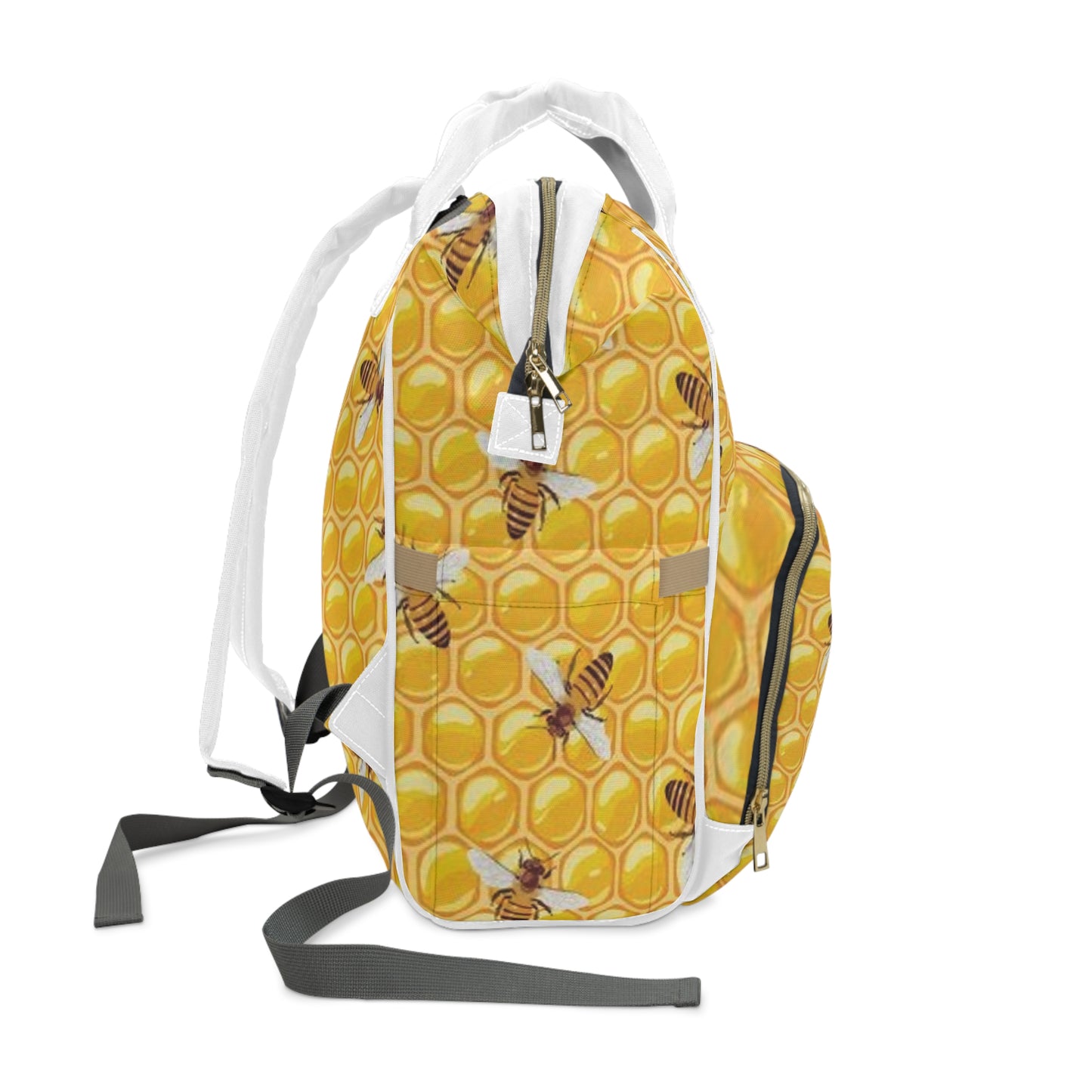 Bee Inspired Multifunctional Diaper Backpack