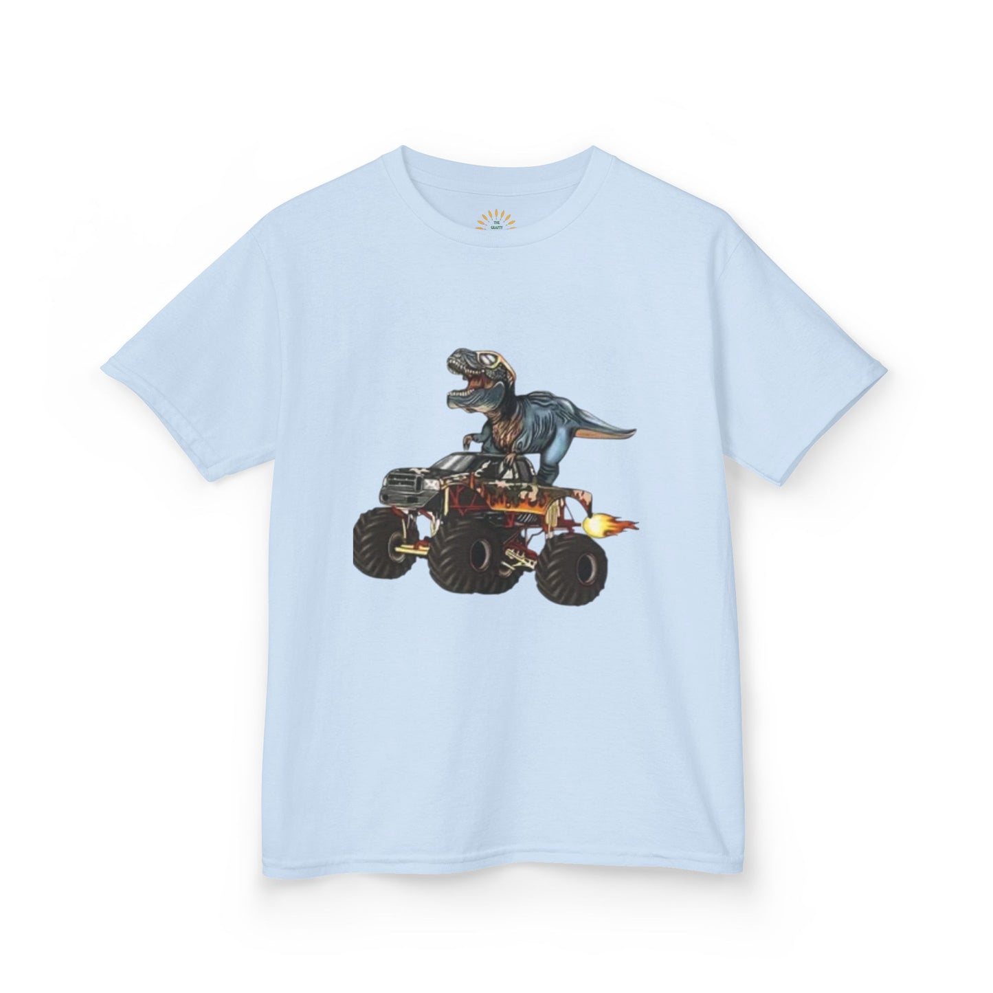 Dinosaur Monster Truck Kids Tee
