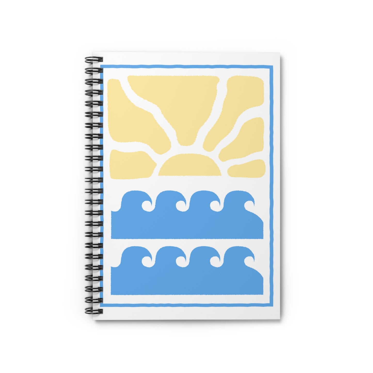 Sunrise Waves Spiral Notebook