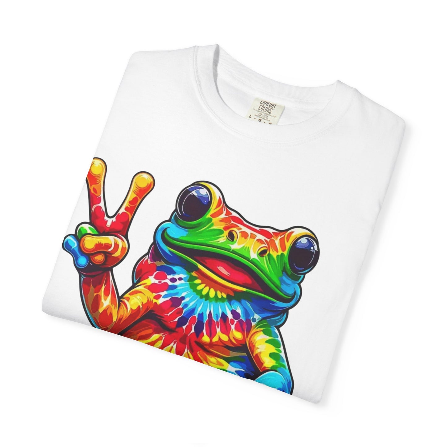Colorful Peace Frog T-Shirt