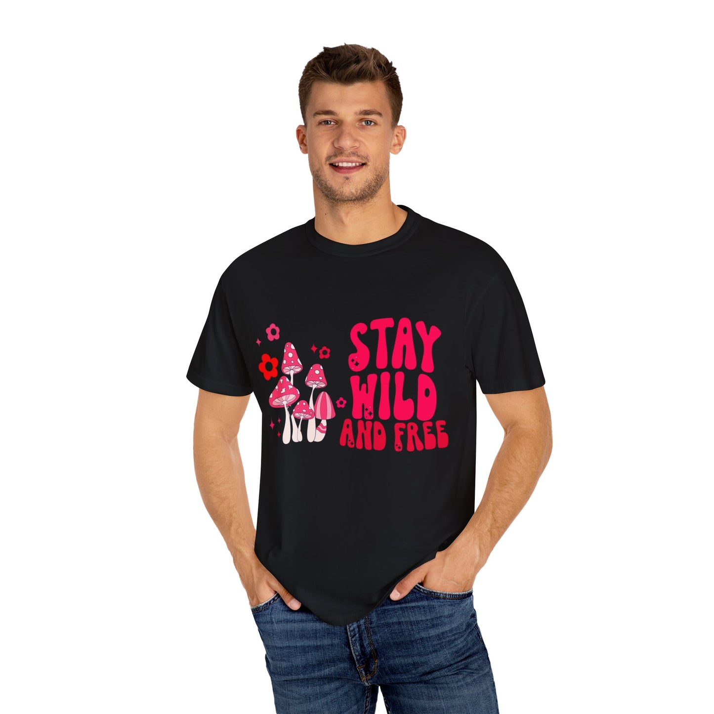 Stay Wild and Free Unisex Tie-Dye T-Shirt