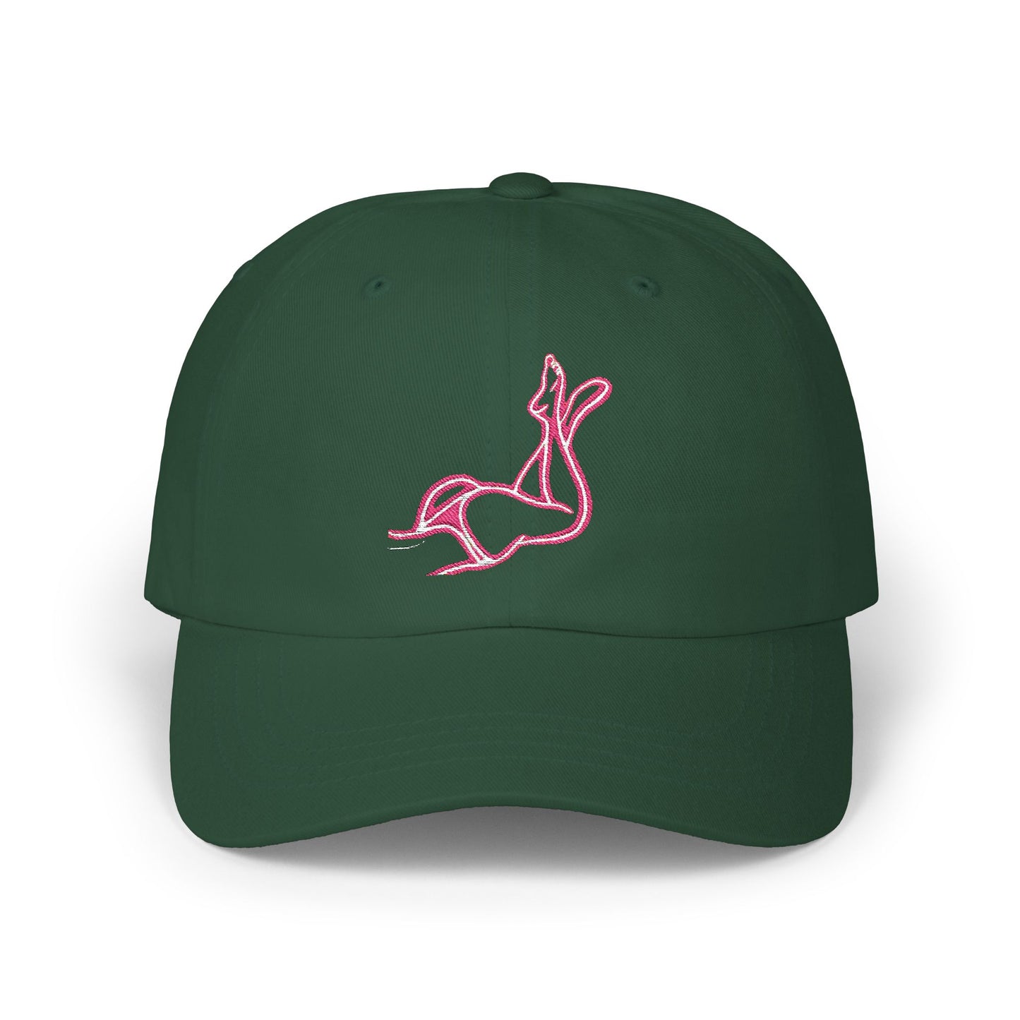 Pink body Embroidery hat