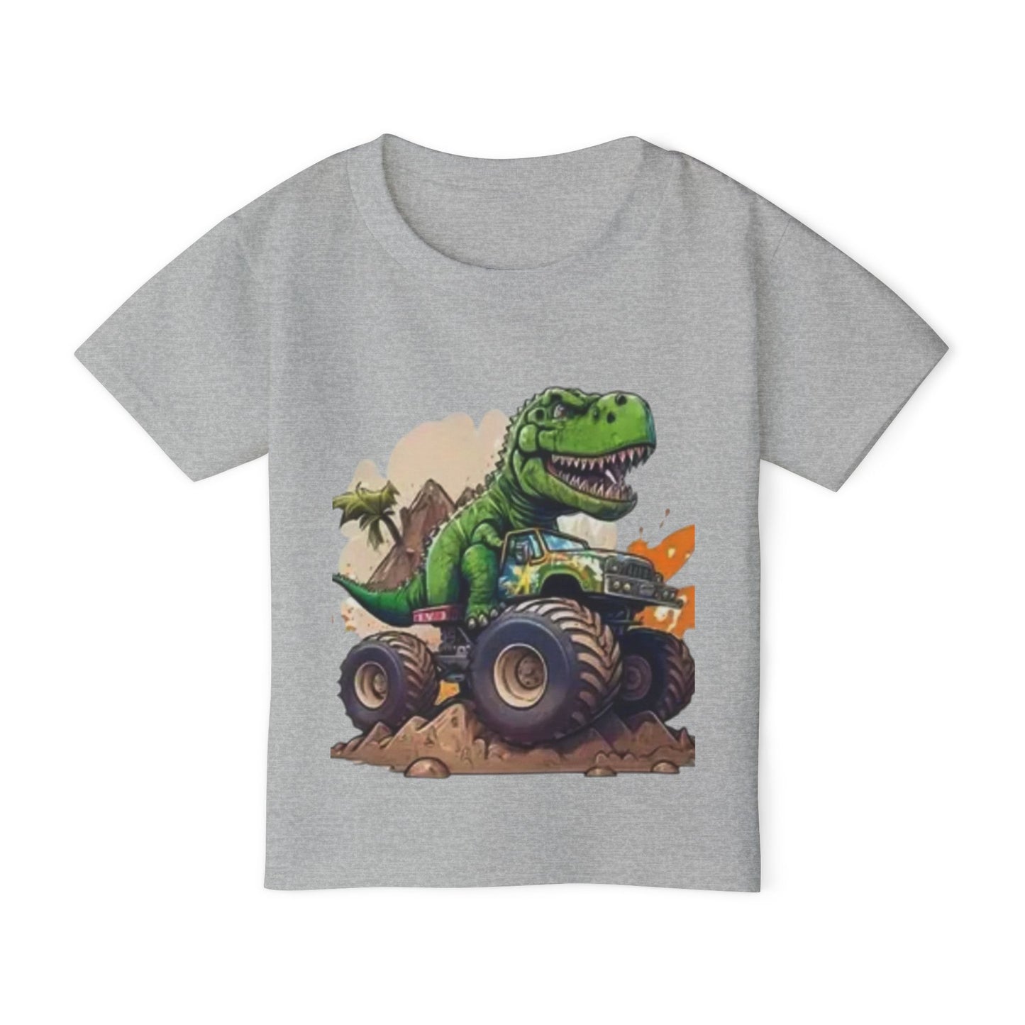 Dinosaur Monster Truck Toddler T-Shirt