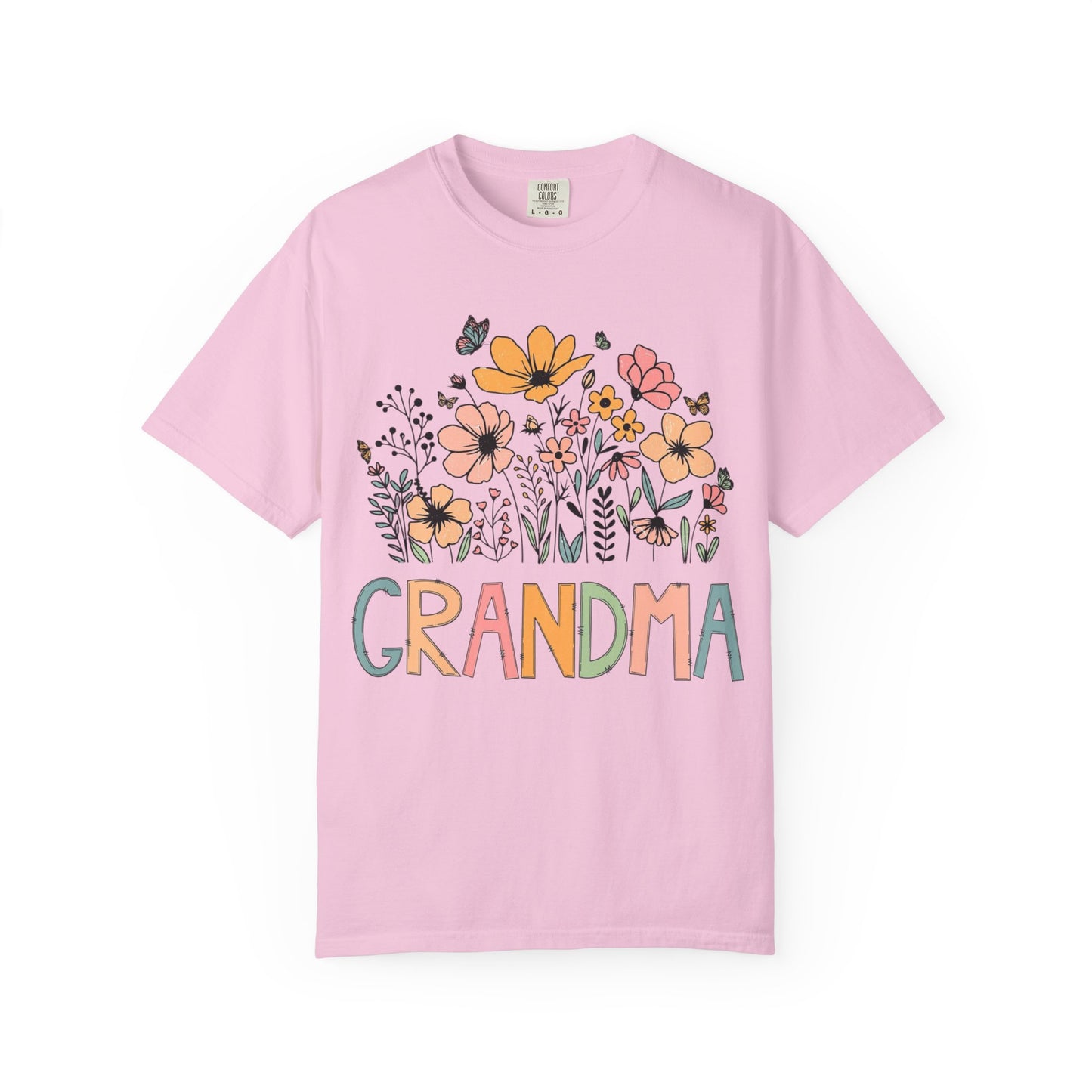 Cute Floral 'Grandma' T-Shirt