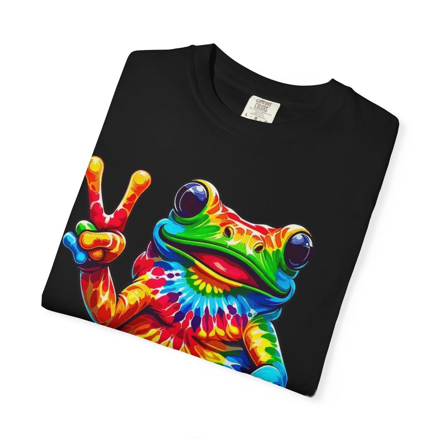 Colorful Peace Frog T-Shirt