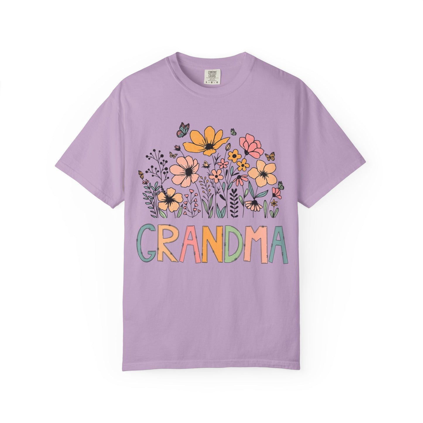 Cute Floral 'Grandma' T-Shirt
