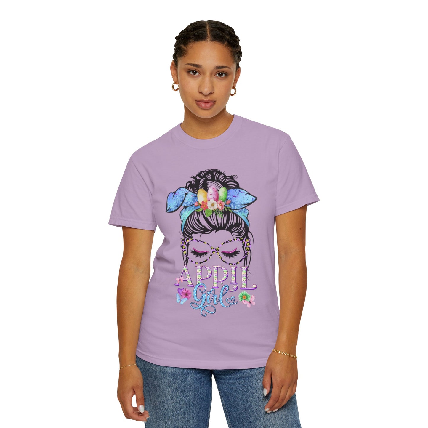 Floral April Girls T-Shirt