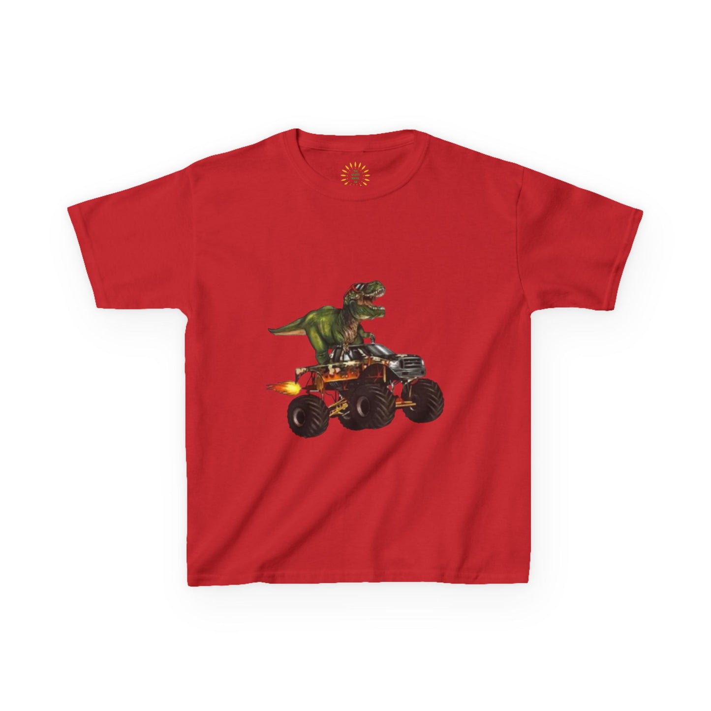 Dinosaur Monster Truck Kids Tee