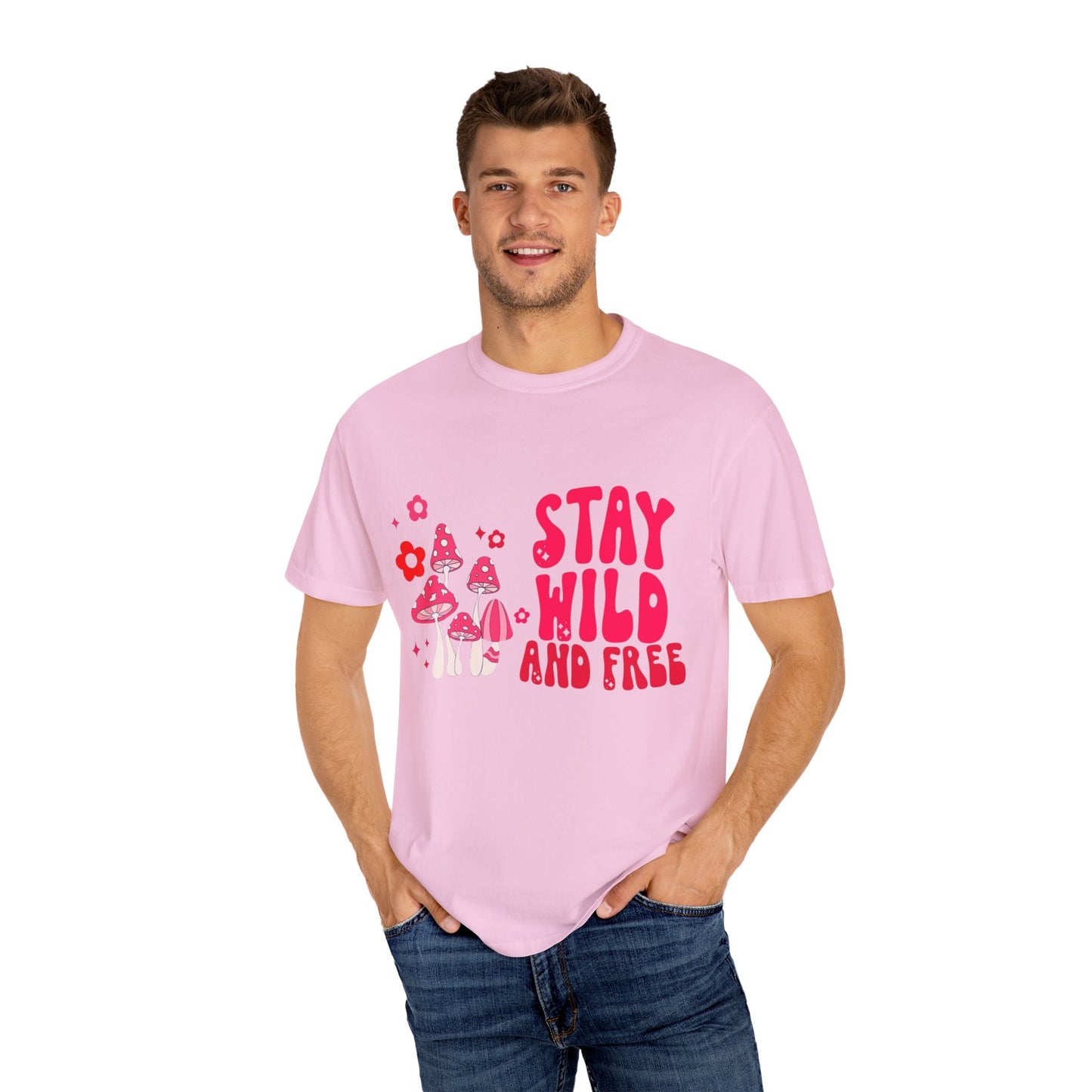 Stay Wild and Free Unisex Tie-Dye T-Shirt