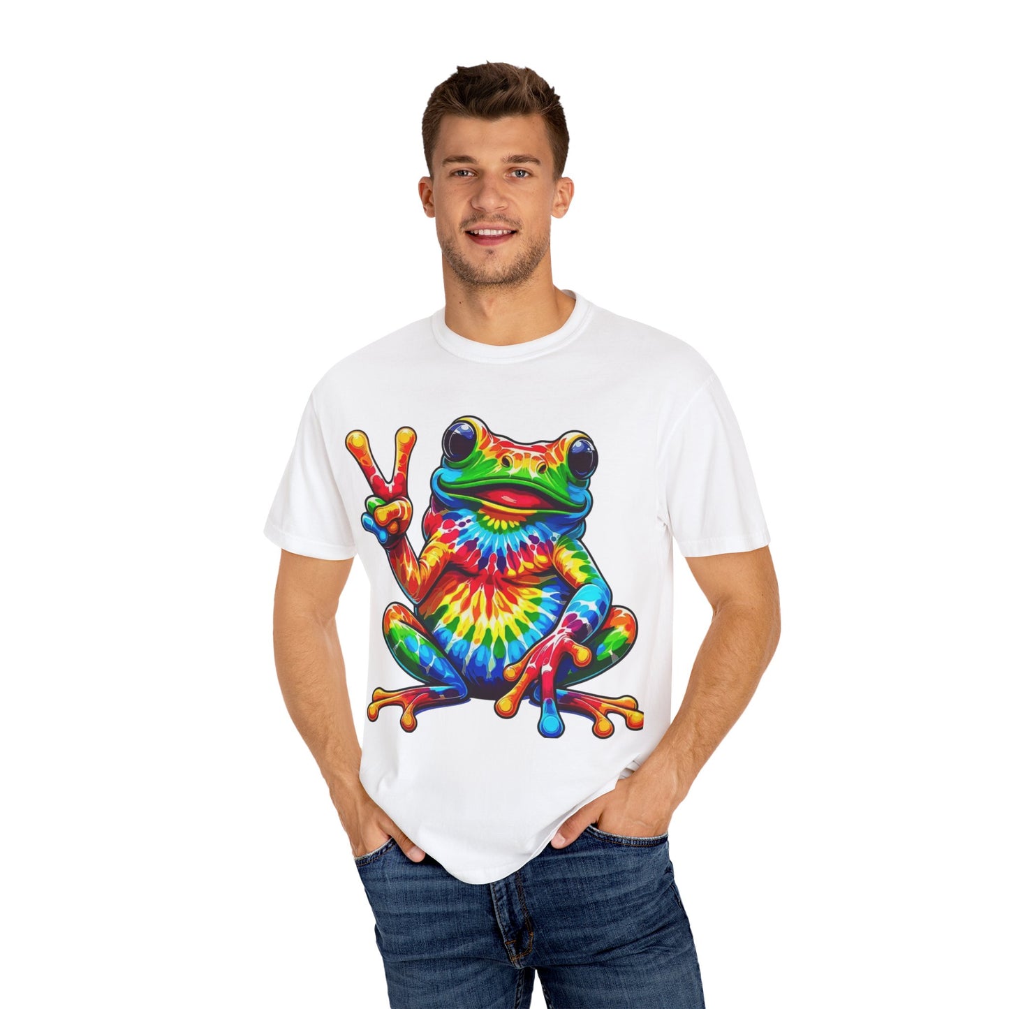 Colorful Peace Frog T-Shirt