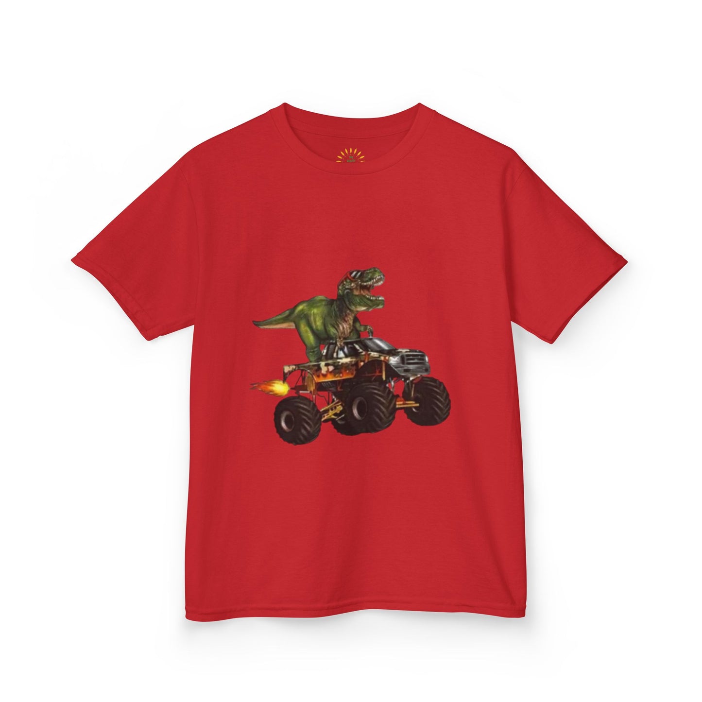 Dinosaur Monster Truck Kids Tee