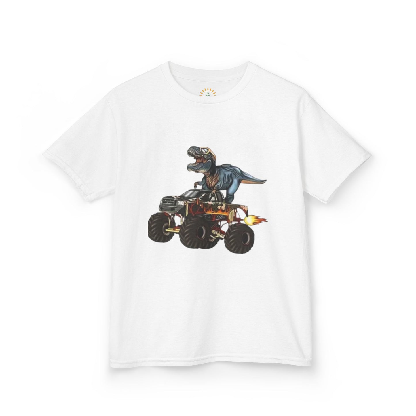 Dinosaur Monster Truck Kids Tee