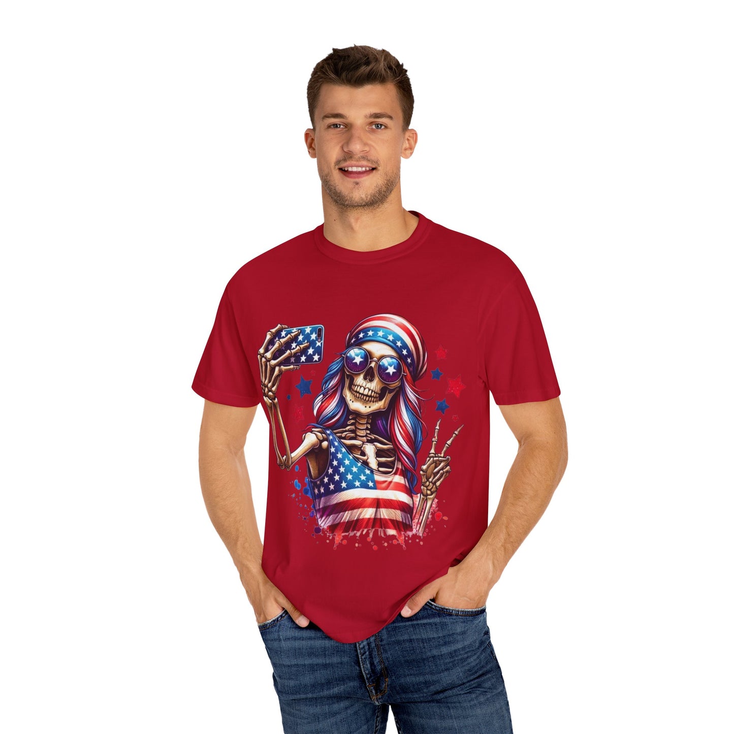 Patriotic Skeleton T-Shirt