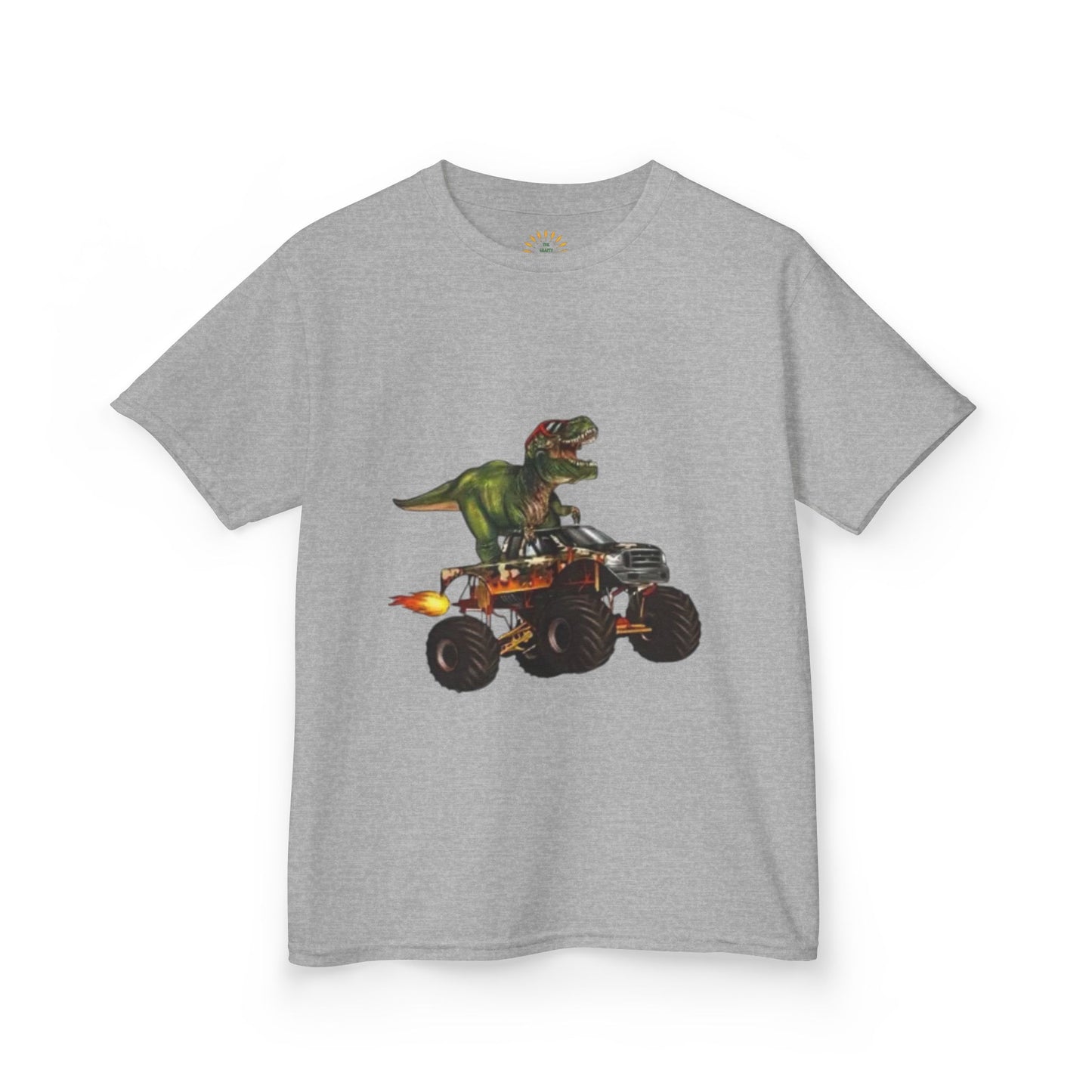Dinosaur Monster Truck Kids Tee