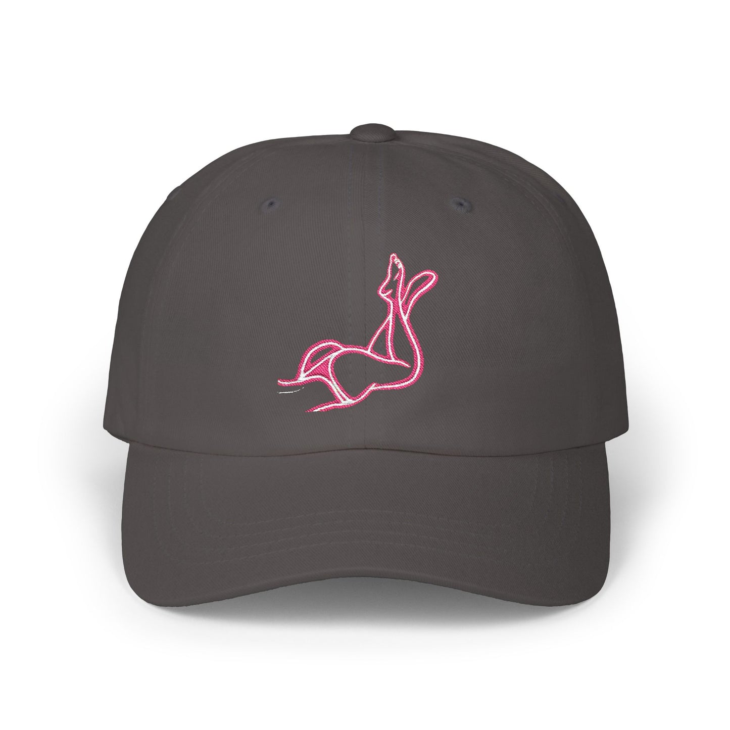 Pink body Embroidery hat