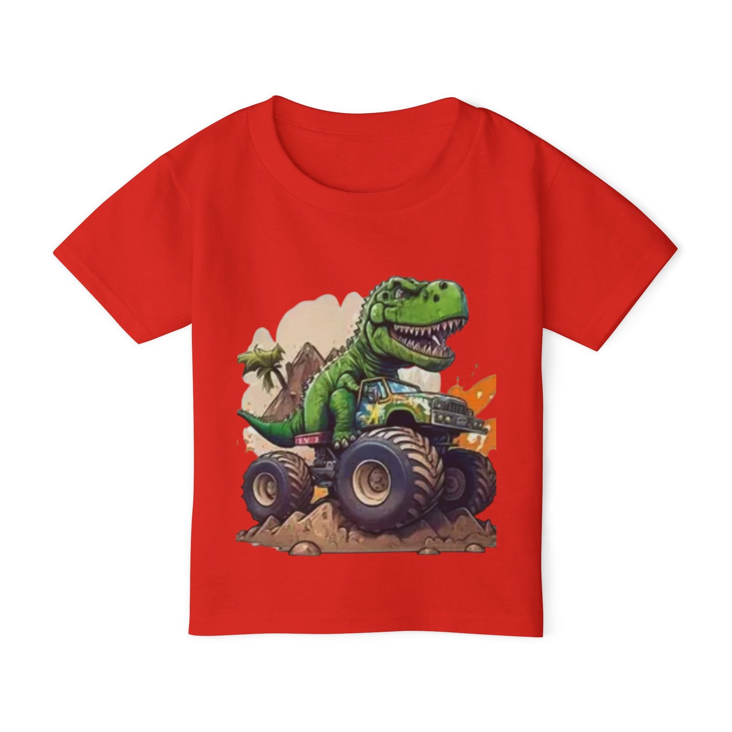 Dinosaur Monster Truck Toddler T-Shirt
