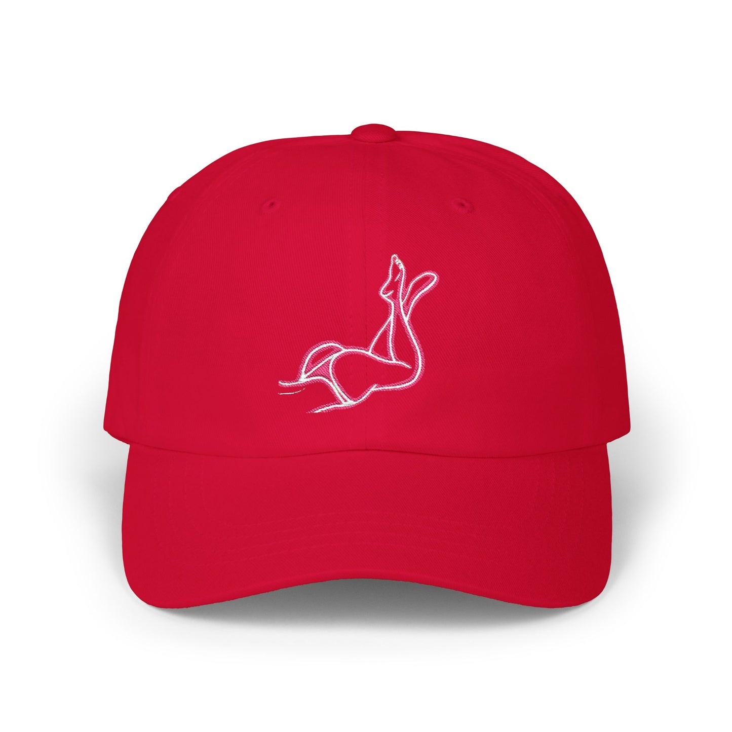Pink body Embroidery hat