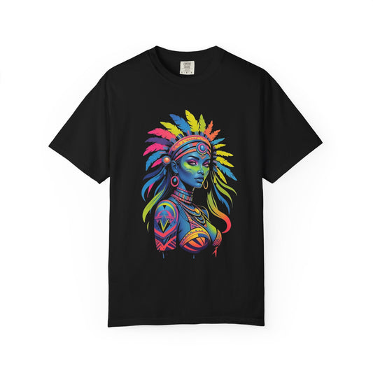 Vibrant Goddess Graphic T-Shirt