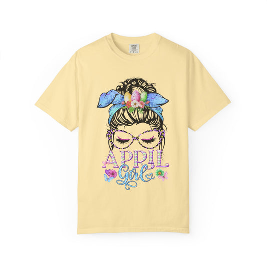 Floral April Girls T-Shirt