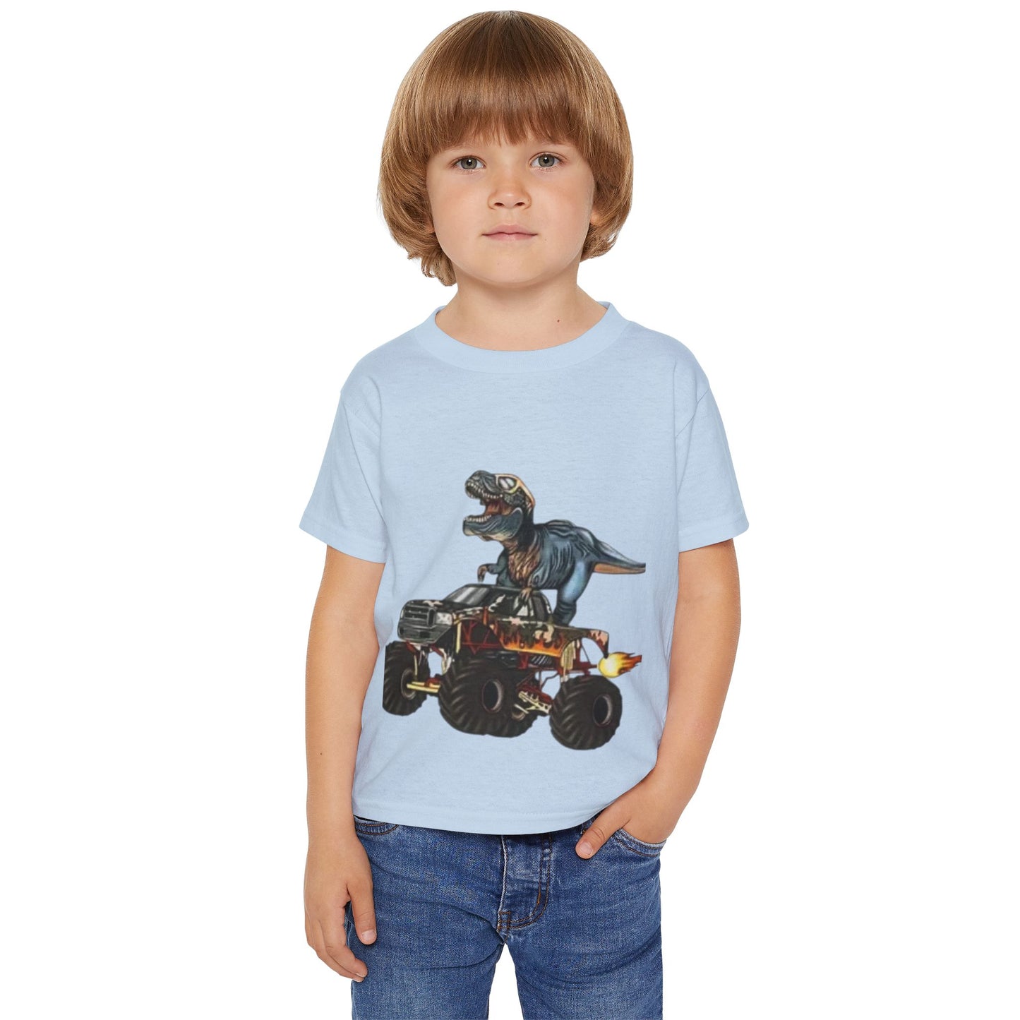 Dinosaur Monster Truck Toddler T-Shirt