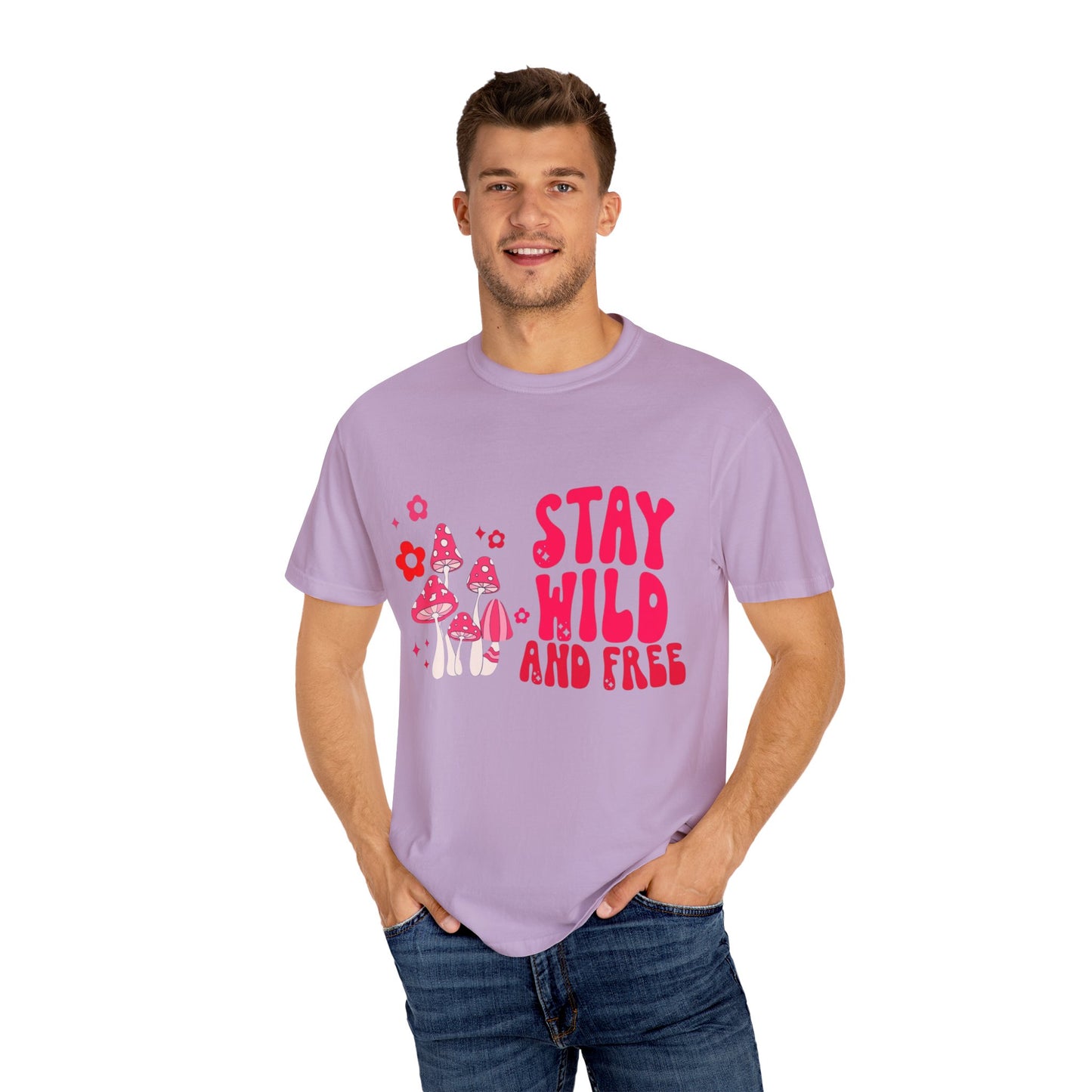 Stay Wild and Free Unisex Tie-Dye T-Shirt