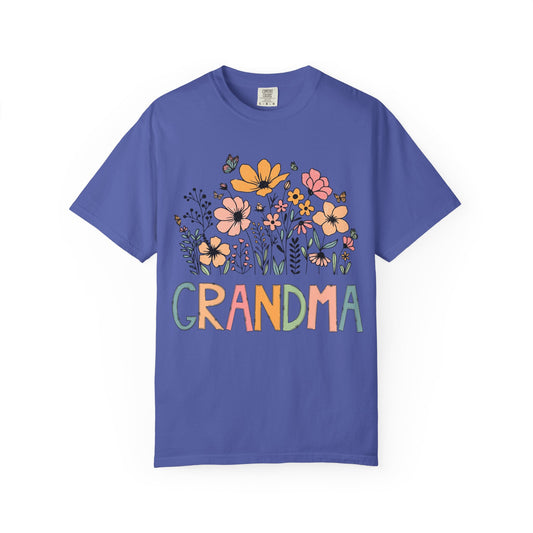 Cute Floral 'Grandma' T-Shirt