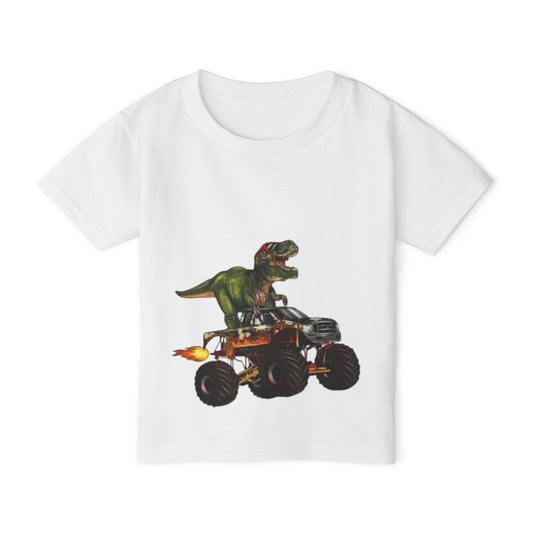 Dinosaur Monster Truck Toddler T-shirt