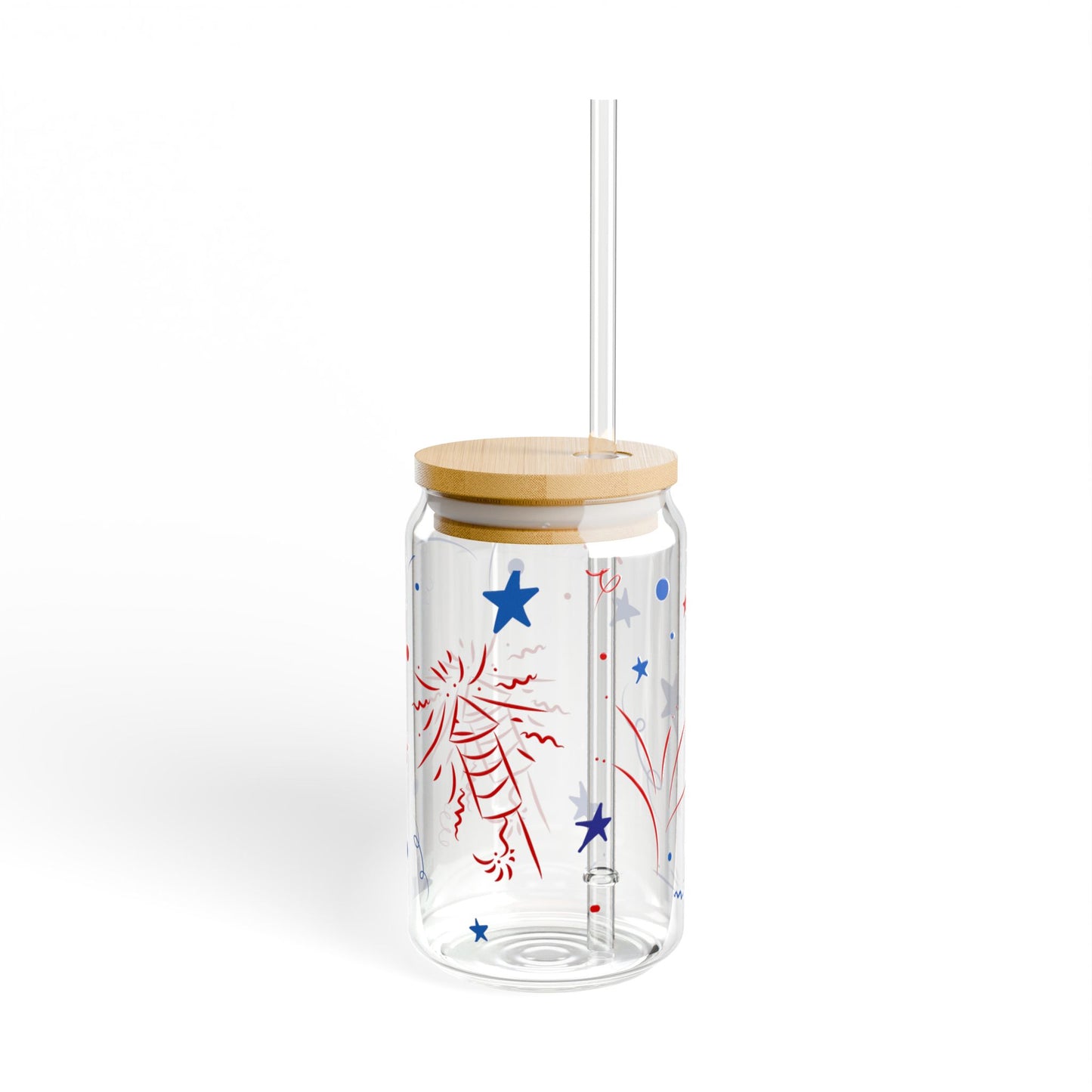 Patriotic Sipper Glass, 16oz