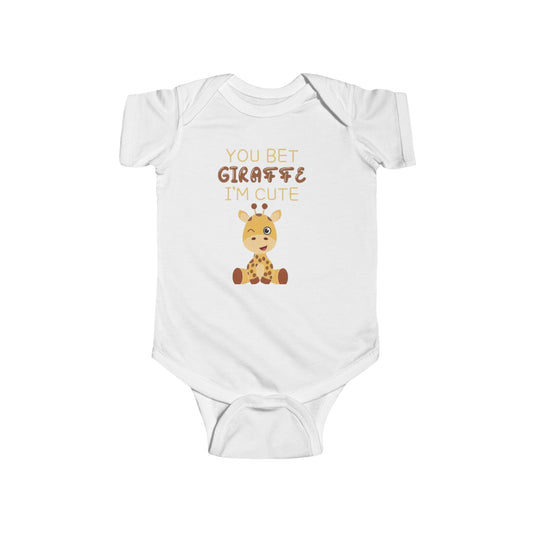 Cute Giraffe Baby Bodysuit