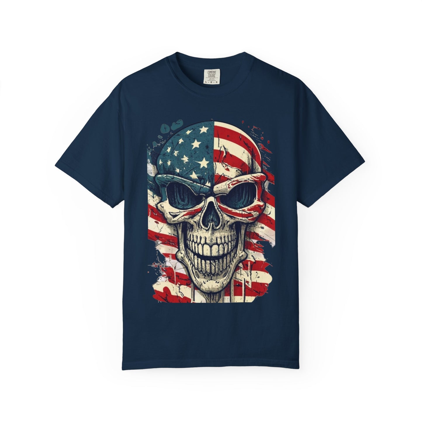 American Flag Skull T-Shirt