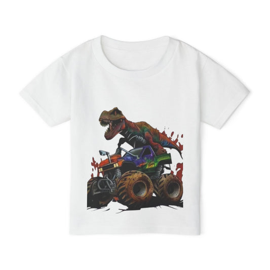 Dinosaur Monster Truck Toddler T-Shirt