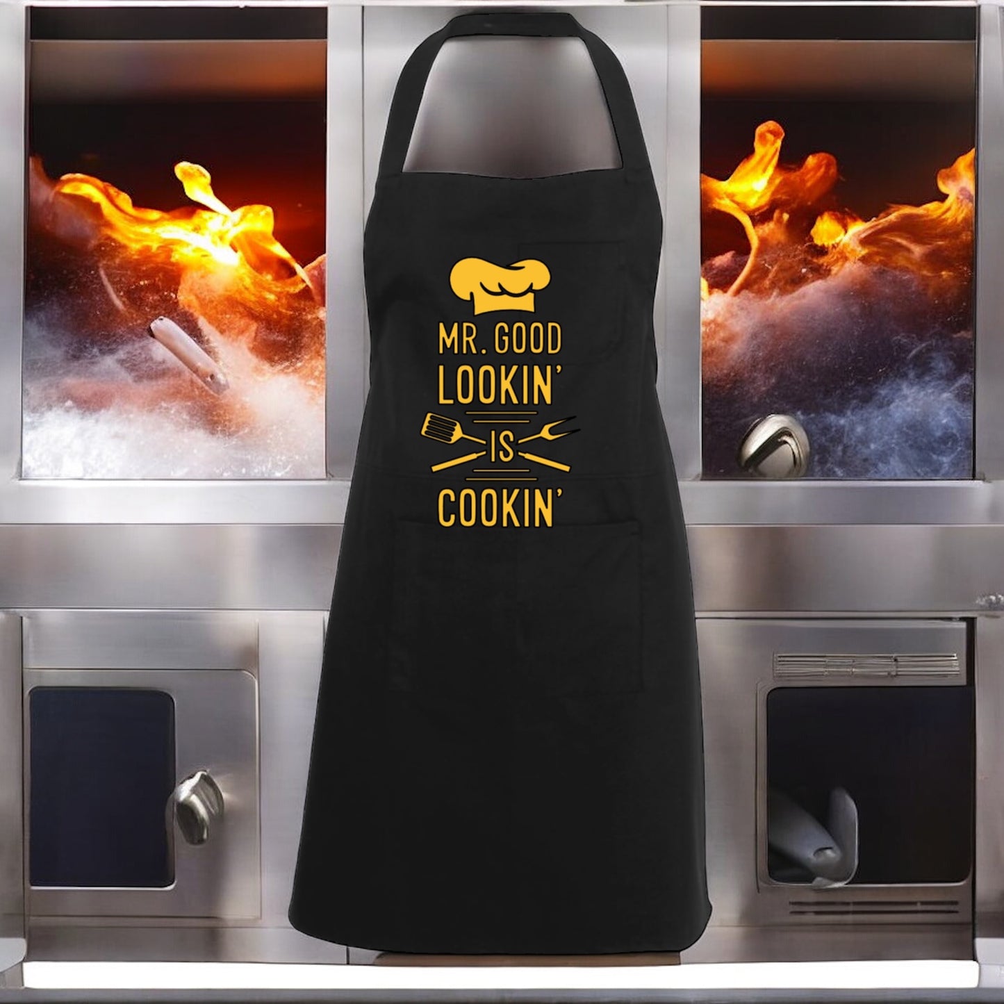 Mr. Good lookin apron