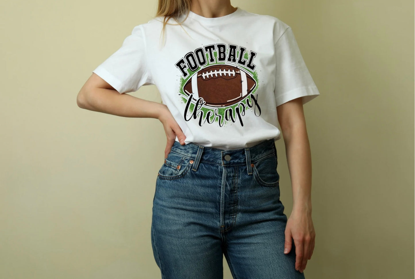 Football therapy tshirt