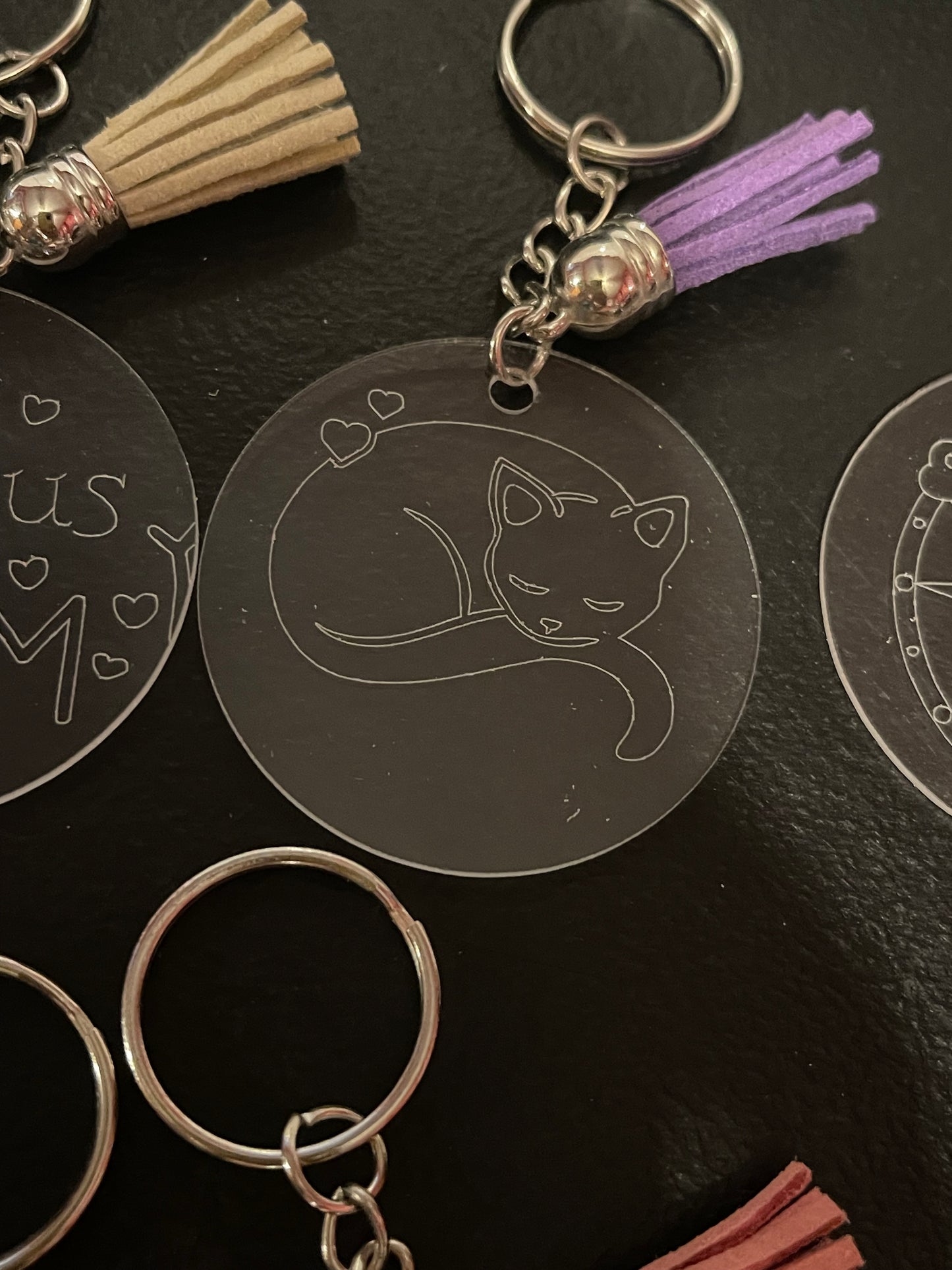 Engraved keychains