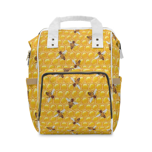 Bee Inspired Multifunctional Diaper Backpack