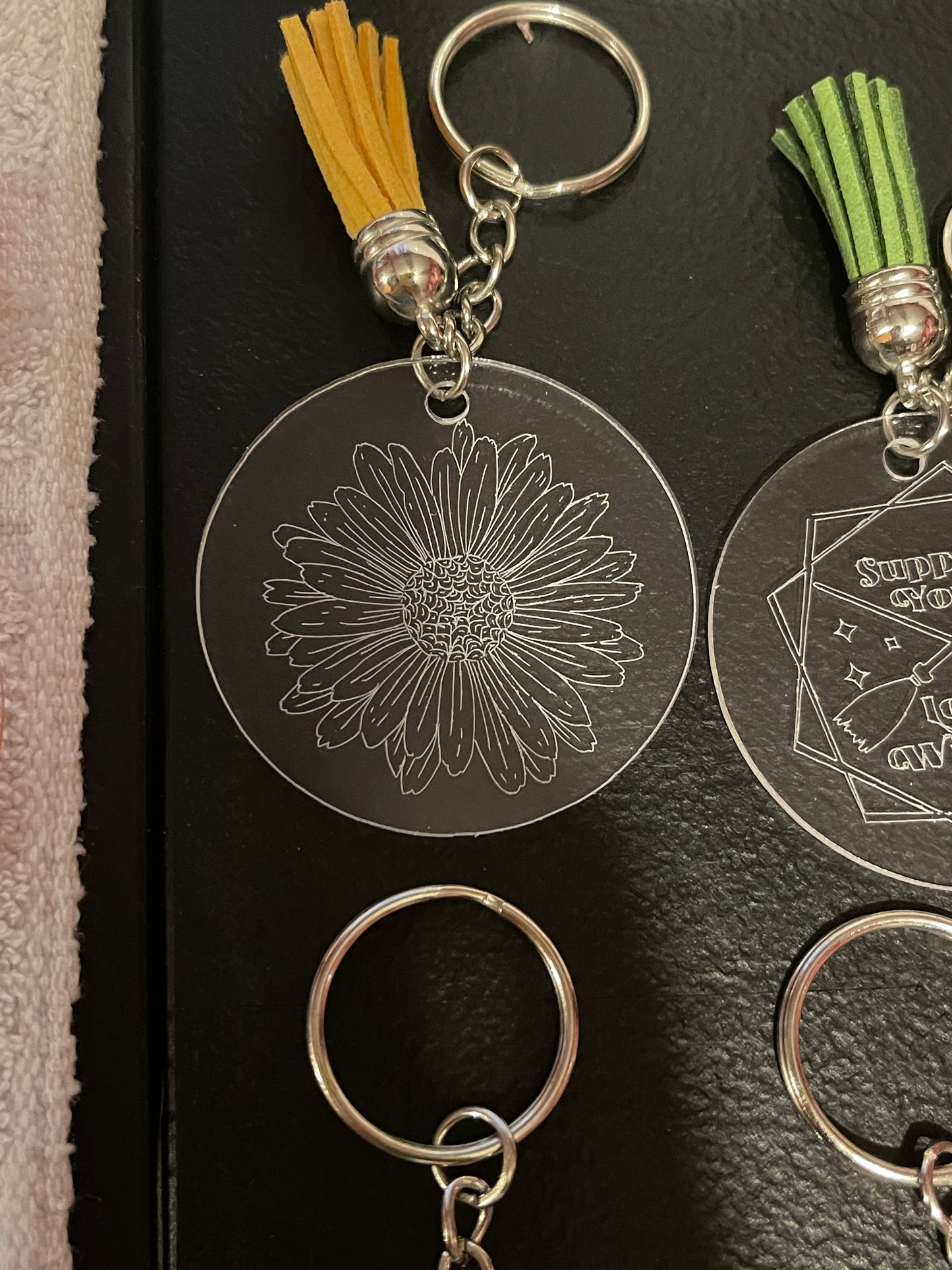 Engraved keychains