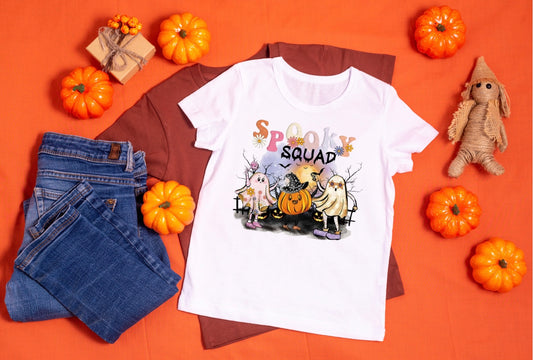 Spooky squad t shirt