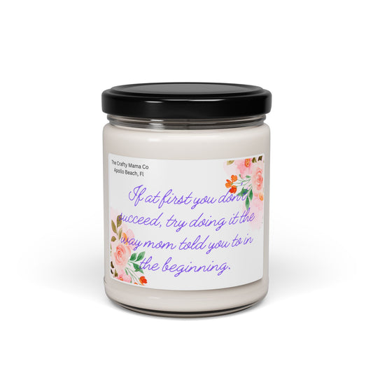 Inspirational Floral Scented Soy Candle - 9oz