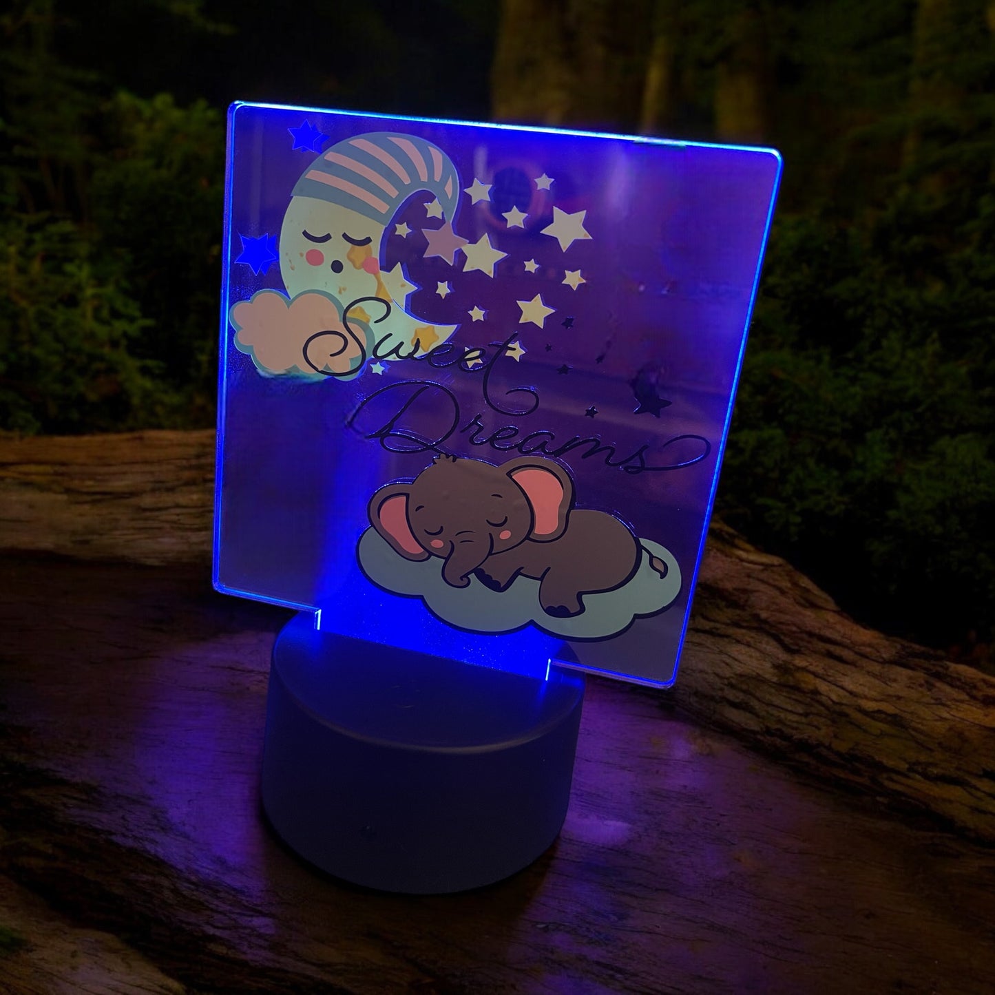 LED sweet dreams table sign