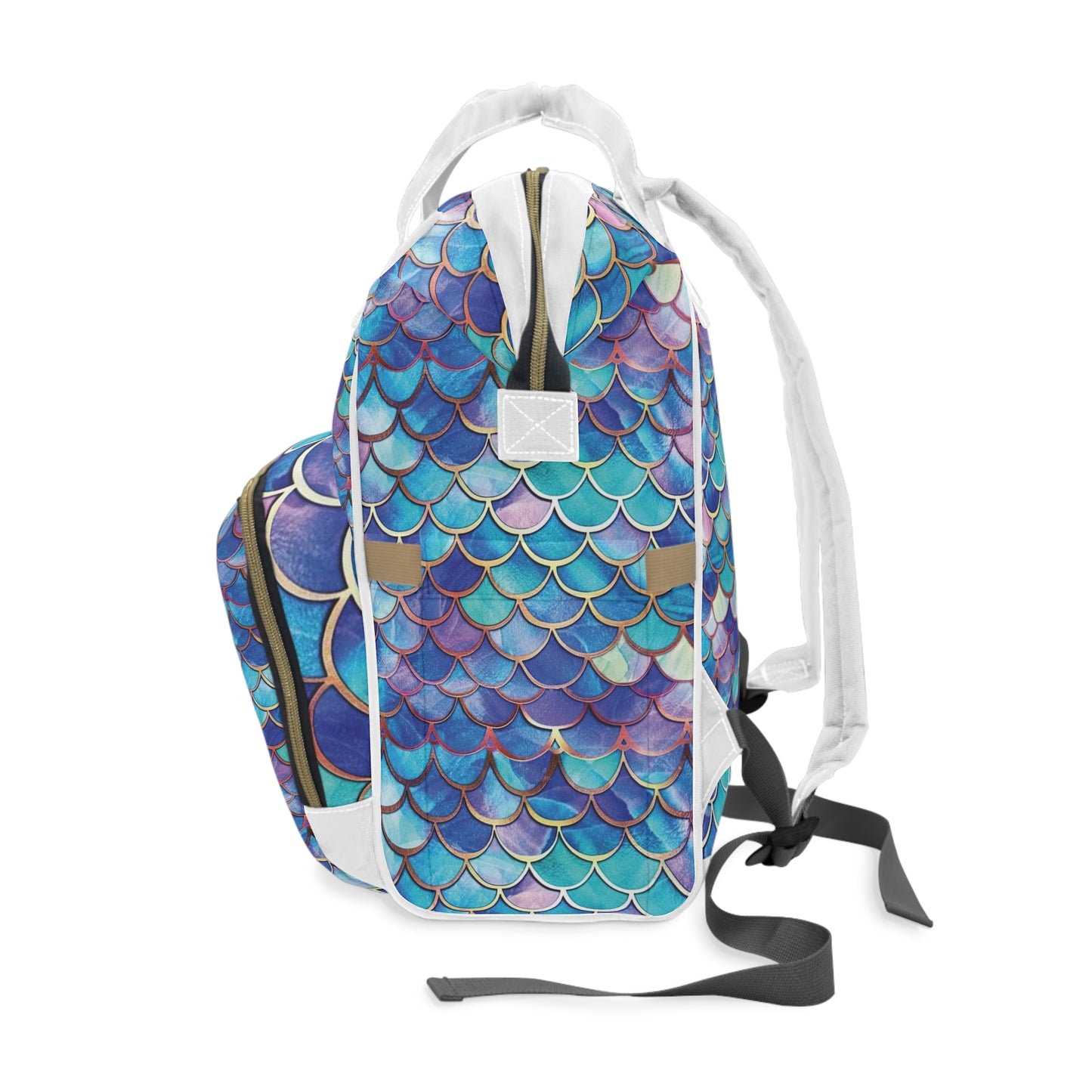 Mermaid Scales Multifunctional Diaper Backpack